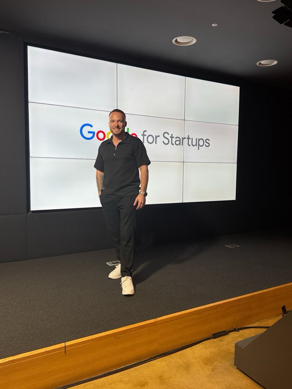 Dustin bei Google for Startups in Seoul